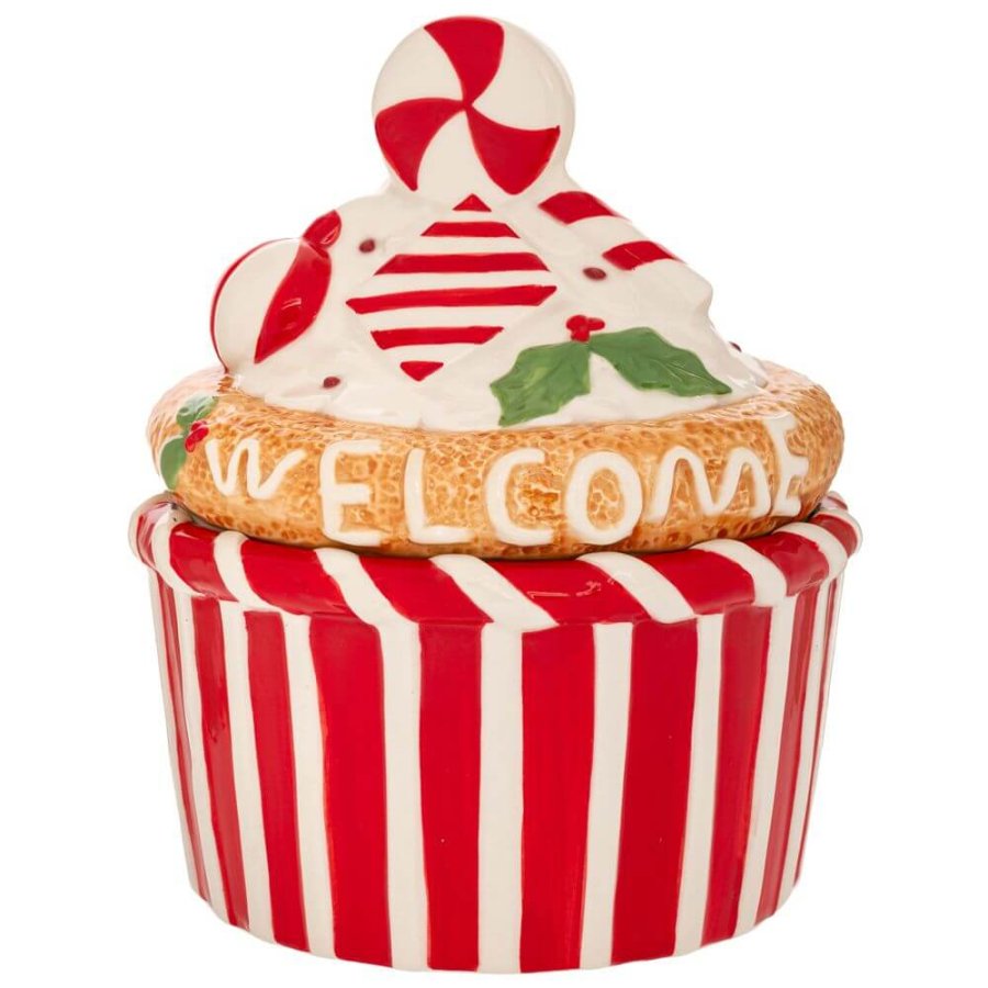 Χριστουγεννιάτικη Μπισκοτιέρα σε Σχήμα Cupcake