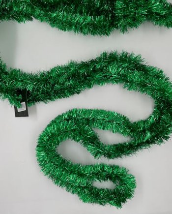 Χριστουγεννιάτικη Γιρλάντα Μεταλιζέ Πράσινη