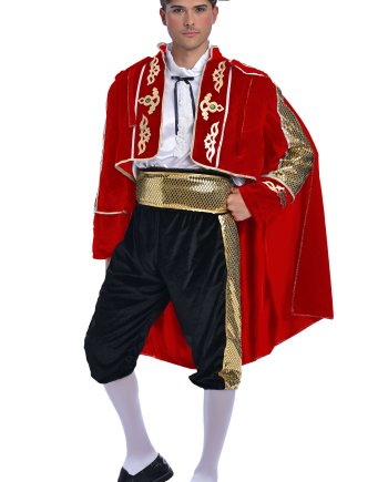 Αποκριάτικη Στολή Ταυρομάχος Deluxe Κόκκινος