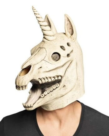Halloween Λάτεξ Μάσκα Μονόκερος Σκελετός