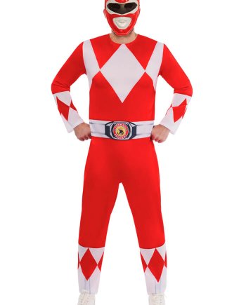 Αποκριάτικη Στολή Power Ranger Κόκκινος