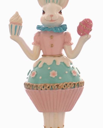 Πασχαλινή Διακοσμητική Κουνελίτσα σε Ροζ Cupcake
