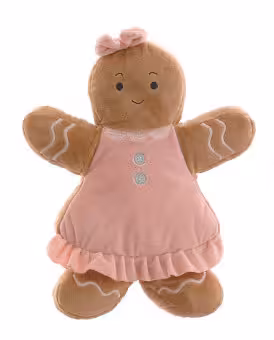 Χριστουγεννιάτικο Λούτρινο Κοριτσάκι Gingerbread 20 εκ